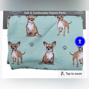 Unisex Chihuahua Dog Print Pajama Pants